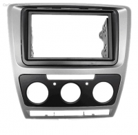 2DIN рамка переходная для Skoda Octavia 2008-2013 (Manual Air-Conditioning)