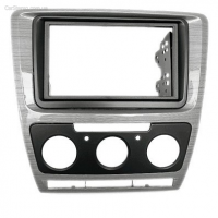 2DIN рамка перехідна для Skoda Octavia 2008-2013 (Manual Air-Conditioning)