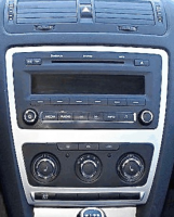 2DIN рамка переходная для Skoda Octavia 2008-2013 (Manual Air-Conditioning)